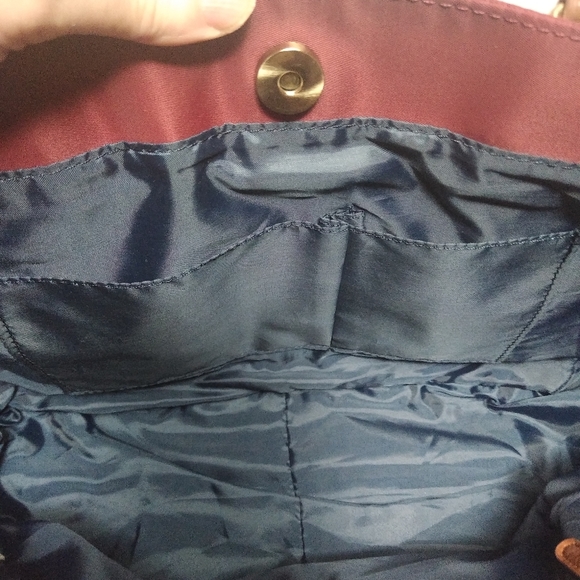 Tommy Hilfiger Maroon Shopper Tote Bag - Picture 5 of 7